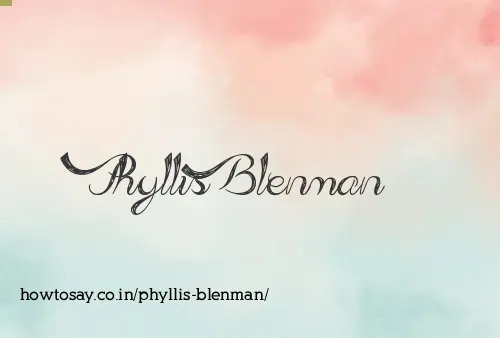 Phyllis Blenman