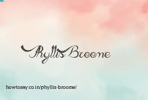 Phyllis Broome