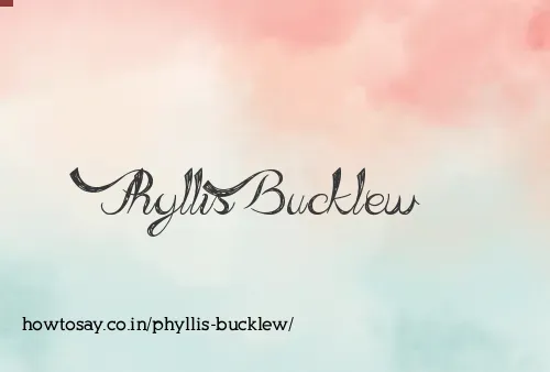 Phyllis Bucklew