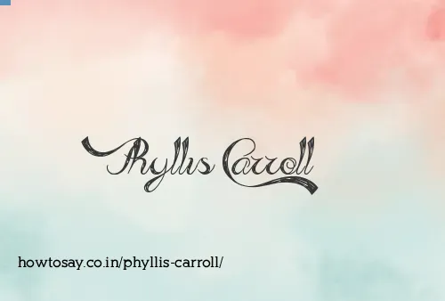 Phyllis Carroll