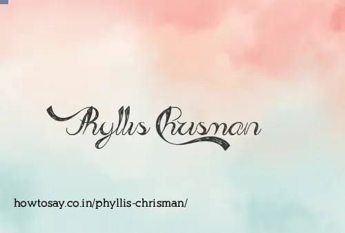 Phyllis Chrisman
