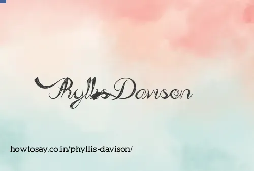 Phyllis Davison