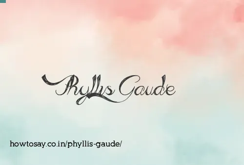 Phyllis Gaude
