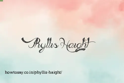 Phyllis Haight