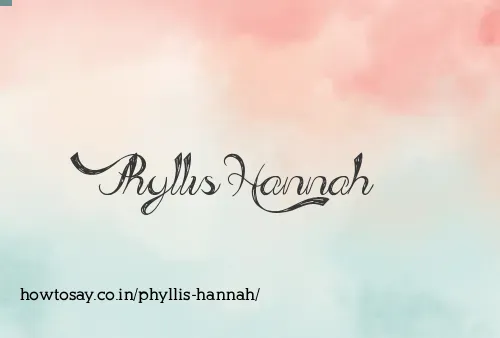 Phyllis Hannah