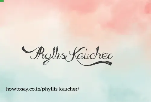 Phyllis Kaucher