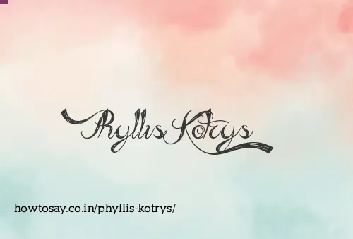 Phyllis Kotrys