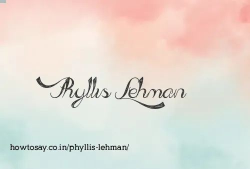 Phyllis Lehman