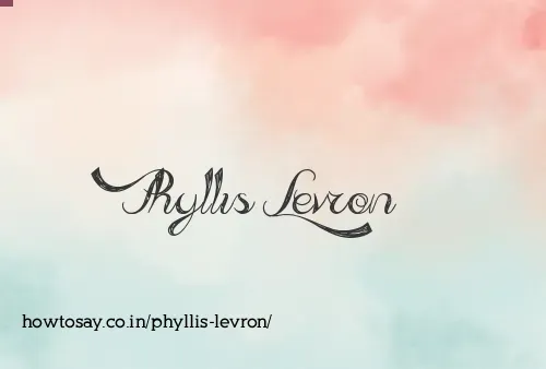 Phyllis Levron