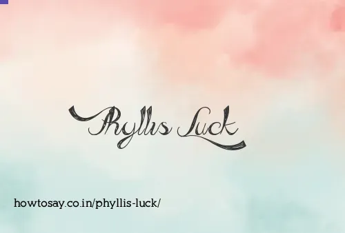 Phyllis Luck