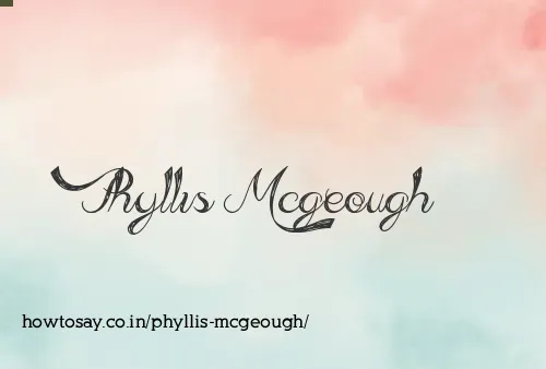 Phyllis Mcgeough