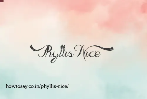 Phyllis Nice