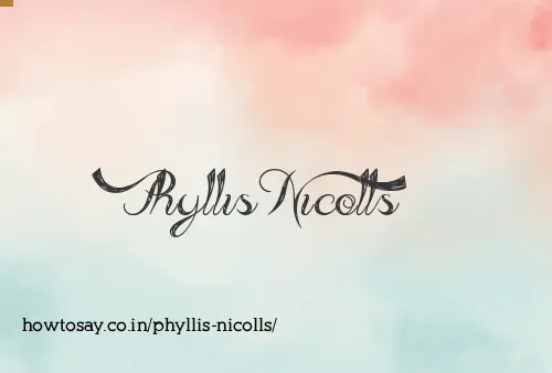 Phyllis Nicolls