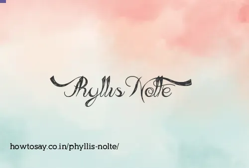 Phyllis Nolte