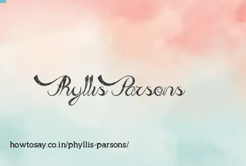 Phyllis Parsons