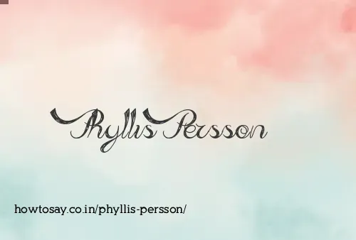 Phyllis Persson