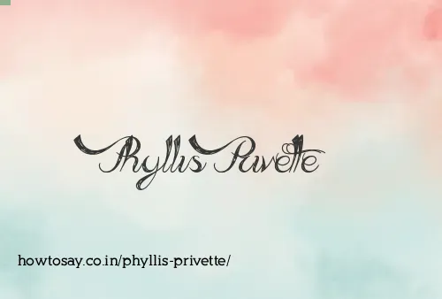 Phyllis Privette