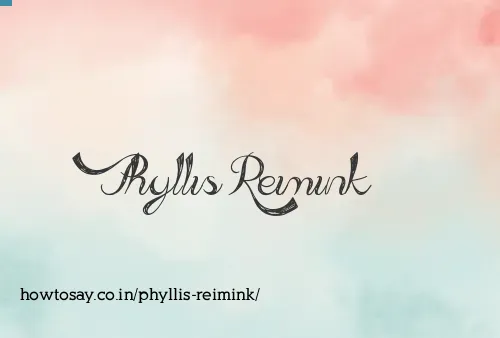 Phyllis Reimink