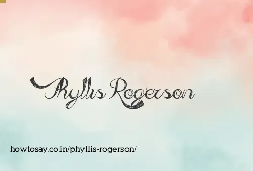 Phyllis Rogerson