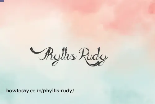 Phyllis Rudy