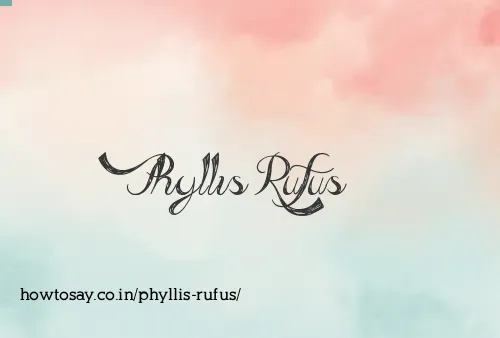 Phyllis Rufus