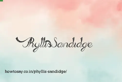 Phyllis Sandidge