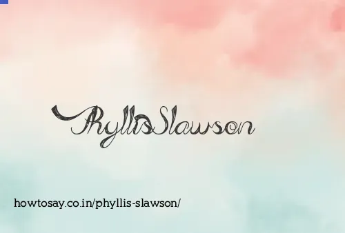 Phyllis Slawson