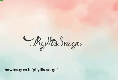 Phyllis Sorge