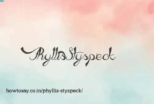 Phyllis Styspeck
