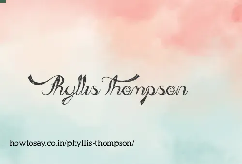 Phyllis Thompson