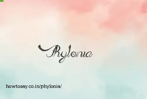 Phylonia