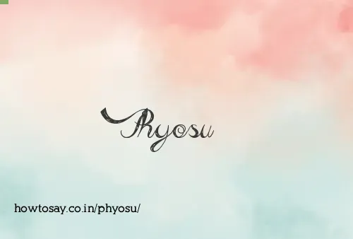 Phyosu