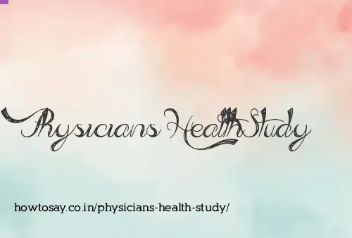 Physicians Health Study