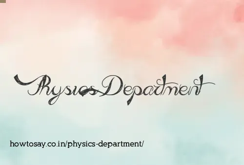 Physics Department