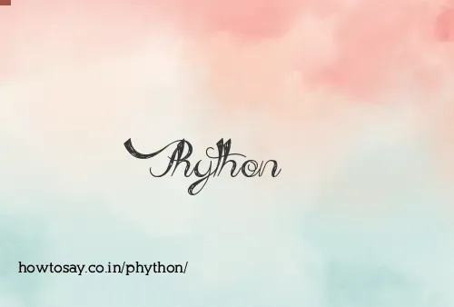 Phython