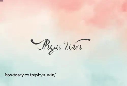 Phyu Win