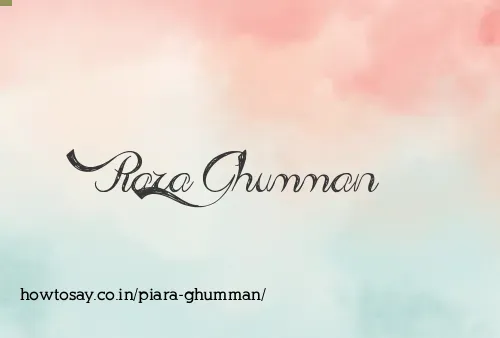 Piara Ghumman