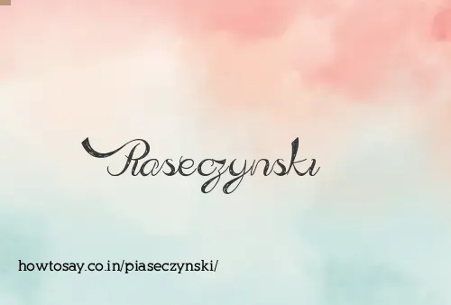 Piaseczynski
