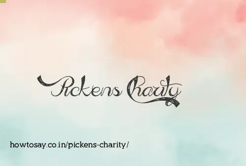 Pickens Charity