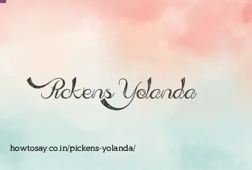 Pickens Yolanda
