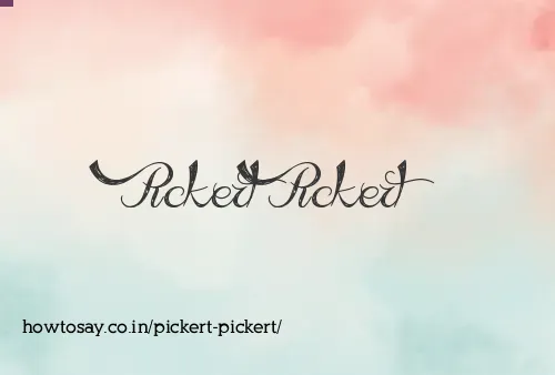 Pickert Pickert