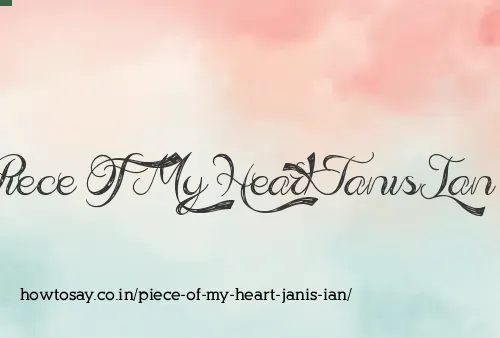Piece Of My Heart Janis Ian