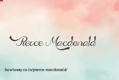 Pierce Macdonald