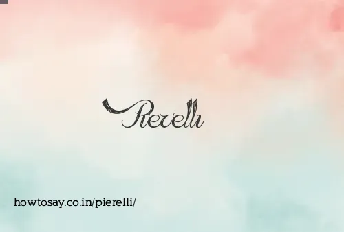 Pierelli