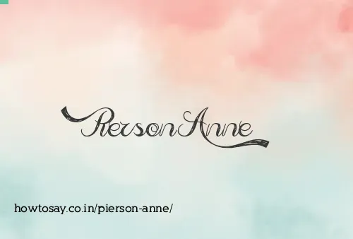 Pierson Anne