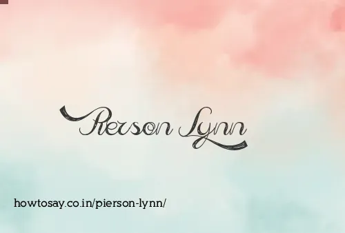 Pierson Lynn