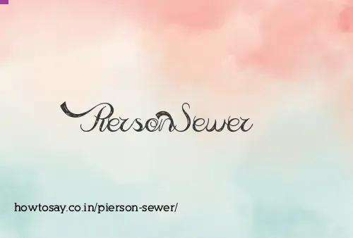 Pierson Sewer