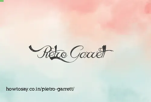 Pietro Garrett
