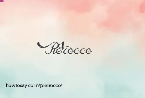Pietrocco
