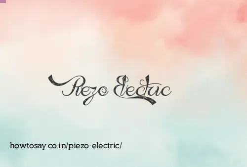 Piezo Electric